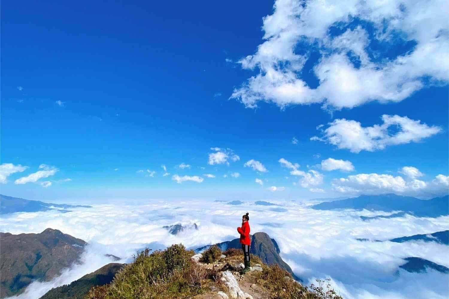 You can watch sunrise above a sea of clouds